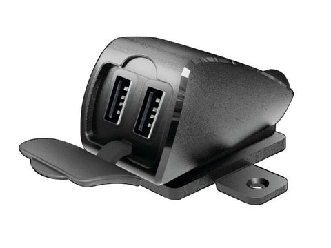 Ūdensizturīgs dubultā USB lādētājs LAMPA OPTILINE MOTOVEIKALS 21