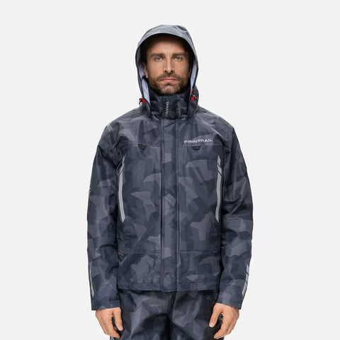 Ūdensnecaurlaidīga jaka FINNTRAIL Athletic 4024 CamoShadowBlack FINNTRAIL MOTOVEIKALS 21