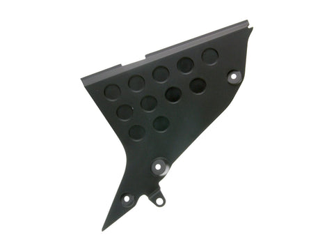 under seat fairing panel left-hand OEM black for Derbi Senda DRD Pro PIAGGIO MOTOVEIKALS 21