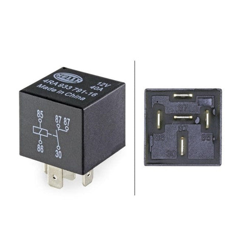 Universālais relejs HELLA 5 PIN 12V 5/15/40A HELLA MOTOVEIKALS 21