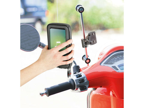 Universālais viedtālruņa stiprinājums LAMPA Smart Scooter Case OPTILINE MOTOVEIKALS 21