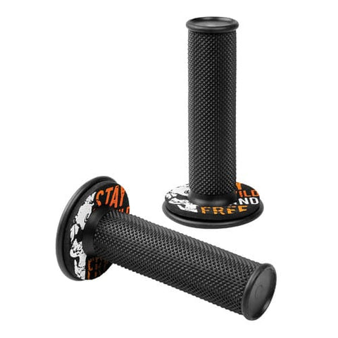 Universālie rokturi LAMPA Donut Off-Road black / orange LAMPA MOTOVEIKALS 21
