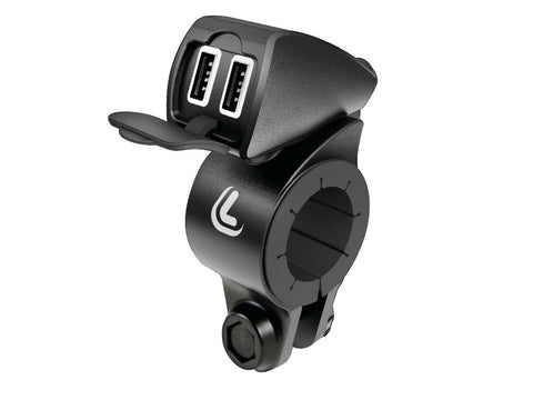 Usb-Fix Trek lietusizturīgs dubultais USB lādētājs LAMPA OPTILINE MOTOVEIKALS 21