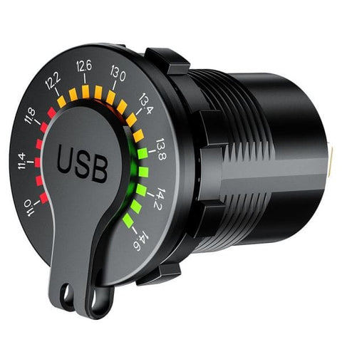 USB ligzda ar slēdzi Extreme style 2x18W EXTREME STYLE MOTOVEIKALS 21