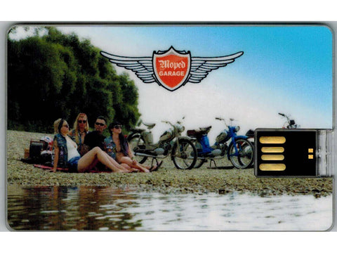 USB stick storage capacity 3.5 Giga Byte dimensions wide approx. 85mm high 54mm for moped mokick MOGA MOTOVEIKALS 21