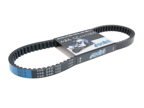 V-belt Polini Aramid Maxi Belt for SYM Fiddle II, Jet 4, X-Pro 125, 150, Peugeot Speedfight 3 125cc 4T POLINI MOTOVEIKALS 21