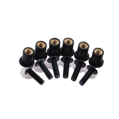 Vējstikla skrūves 8 gab. BLACK REPLICA MOTOVEIKALS 21