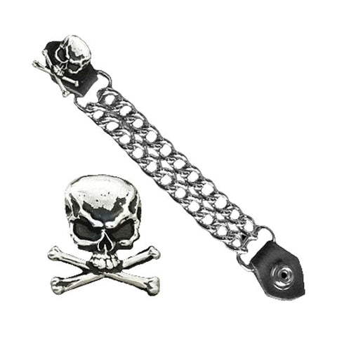 Vest extender Skull & crossbones MCS MOTOVEIKALS 21