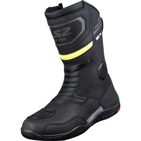 Vīriešu moto apavi LS2 GOBY WATERPROOF black H-V yellow 40 LS2 MOTOVEIKALS 21