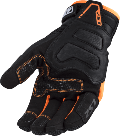 Vīriešu moto cimdi LS2 VEGA black orange 2XL LS2 MOTOVEIKALS 21