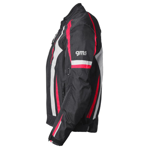 Vīriešu moto jaka GMS PACE black / red / white 2XL GMS MOTOVEIKALS 21