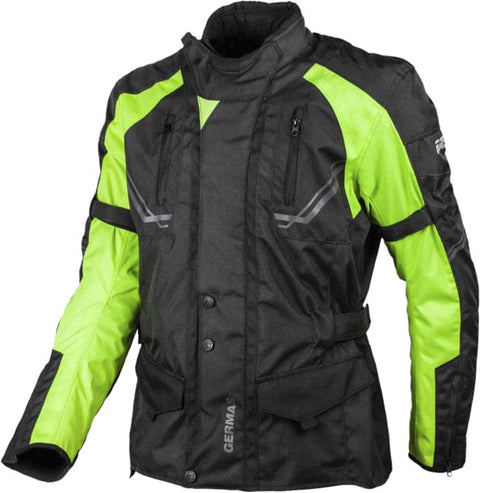 Vīriešu moto jaka Taylor black yellow XL GMS MOTOVEIKALS 21