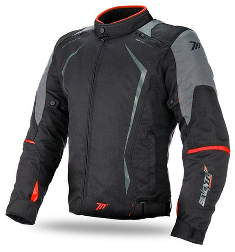 Vīriešu Racing stila jaka 70Degrees JR47 black / red 2XL 70 DEGREES MOTOVEIKALS 21