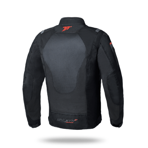 Vīriešu vasaras moto jaka 70Degrees JT56 black 2XL 70 DEGREES MOTOVEIKALS 21