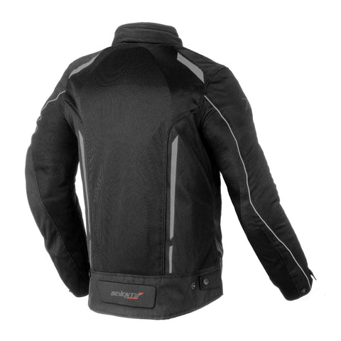 Vīriešu vasaras moto jaka TOURING 70 Degrees JT32 black / grey 2XL 70 DEGREES MOTOVEIKALS 21