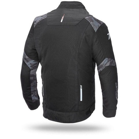 Vīriešu vasaras tekstila jaka RACING 70 Degrees JR52 black / camouflage 2XL 70 DEGREES MOTOVEIKALS 21