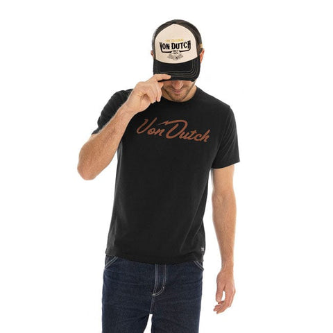 Von Dutch Bones t-shirt black VON DUTCH MOTOVEIKALS 21