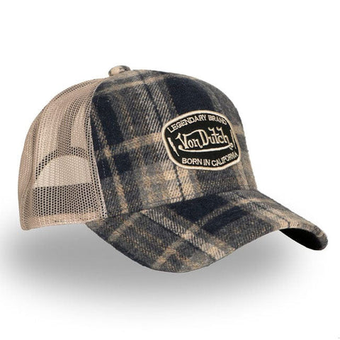 Von Dutch Carreaux cap gray VON DUTCH MOTOVEIKALS 21