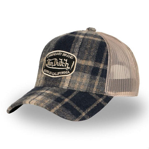Von Dutch Carreaux cap gray VON DUTCH MOTOVEIKALS 21
