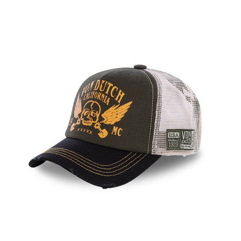 Von Dutch Crew cap black/orange VON DUTCH MOTOVEIKALS 21