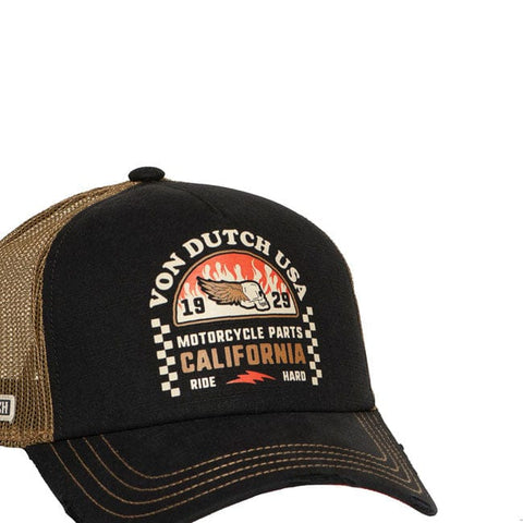 Von Dutch Crew Fire Head cap black VON DUTCH MOTOVEIKALS 21
