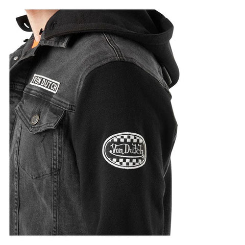 Von Dutch Denim jacket black VON DUTCH MOTOVEIKALS 21