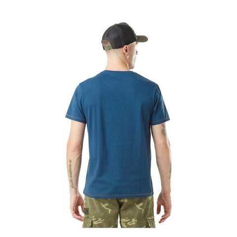 Von Dutch Drive t-shirt blue/white VON DUTCH MOTOVEIKALS 21
