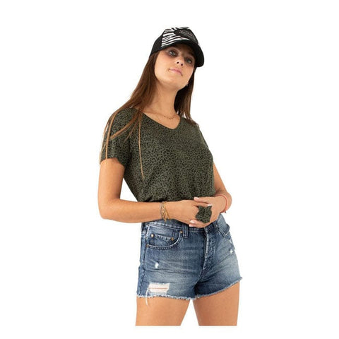 Von Dutch Fluide female t-shirt green VON DUTCH MOTOVEIKALS 21