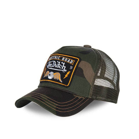Von Dutch Heritage cap square patch camou VON DUTCH MOTOVEIKALS 21