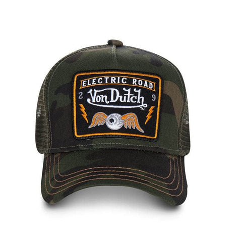 Von Dutch Heritage cap square patch camou VON DUTCH MOTOVEIKALS 21