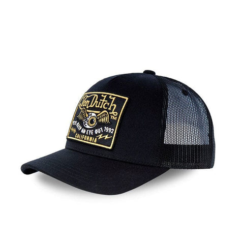 Von Dutch Heritage cap square patch eyes gold/black VON DUTCH MOTOVEIKALS 21