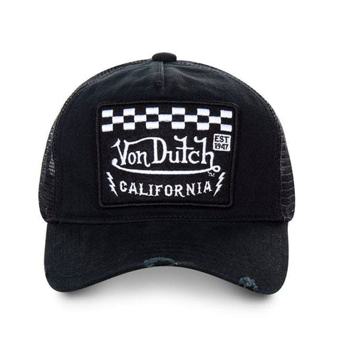 Von Dutch Heritage cap square patch racer/black VON DUTCH MOTOVEIKALS 21