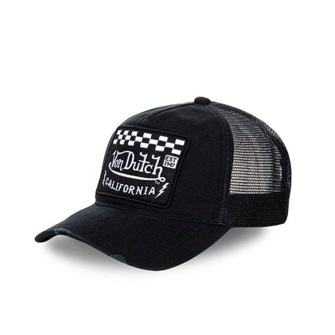 Von Dutch Heritage cap square patch racer/black VON DUTCH MOTOVEIKALS 21