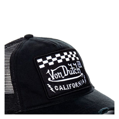 Von Dutch Heritage cap square patch racer/black VON DUTCH MOTOVEIKALS 21