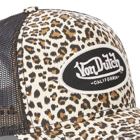 Von Dutch Leopard cap brown VON DUTCH MOTOVEIKALS 21