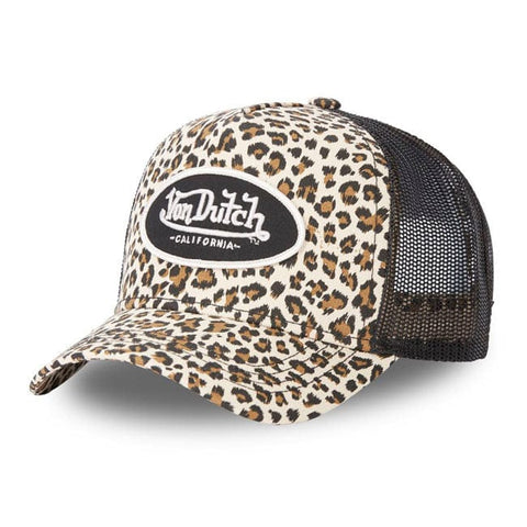 Von Dutch Leopard cap brown VON DUTCH MOTOVEIKALS 21