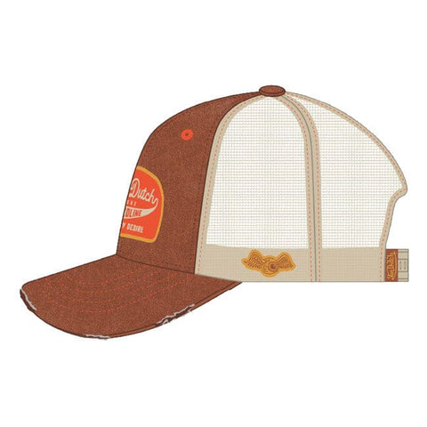 Von Dutch Mac Gazoline cap brown VON DUTCH MOTOVEIKALS 21