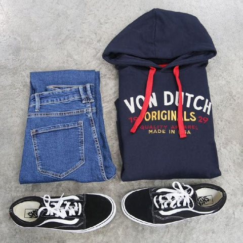 Von Dutch Made hoodie black VON DUTCH MOTOVEIKALS 21