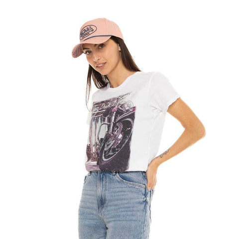 Von Dutch Moto female t-shirt white VON DUTCH MOTOVEIKALS 21