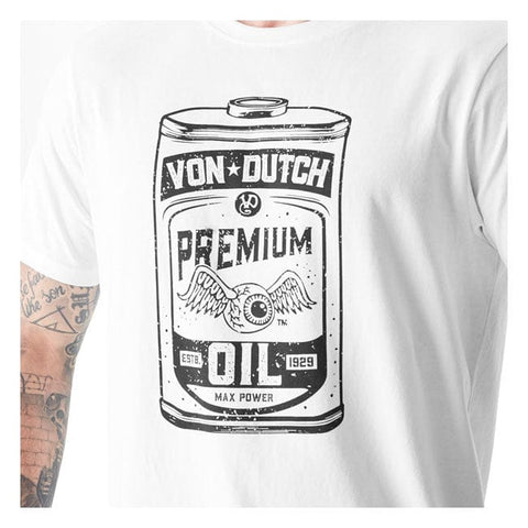 Von Dutch Oil White t-shirt VON DUTCH MOTOVEIKALS 21