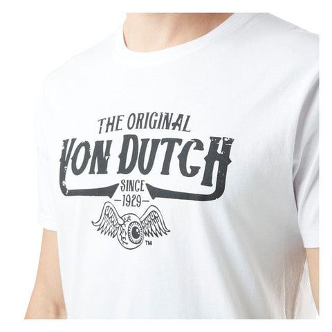 Von Dutch Original t-shirt white VON DUTCH MOTOVEIKALS 21