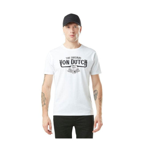 Von Dutch Original t-shirt white VON DUTCH MOTOVEIKALS 21