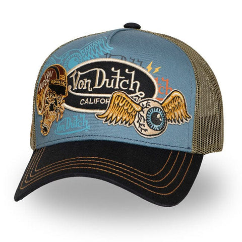 Von Dutch Patches Tiger 2 cap blue VON DUTCH MOTOVEIKALS 21