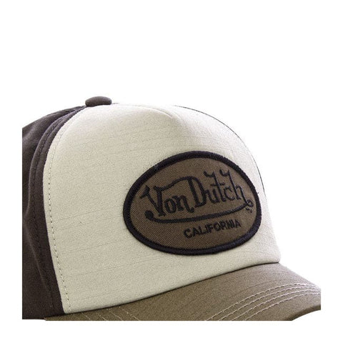 Von Dutch Permament cap 3-coloured marron 1 VON DUTCH MOTOVEIKALS 21
