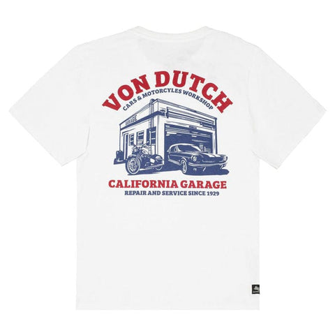 Von Dutch Repar t-shirt white VON DUTCH MOTOVEIKALS 21