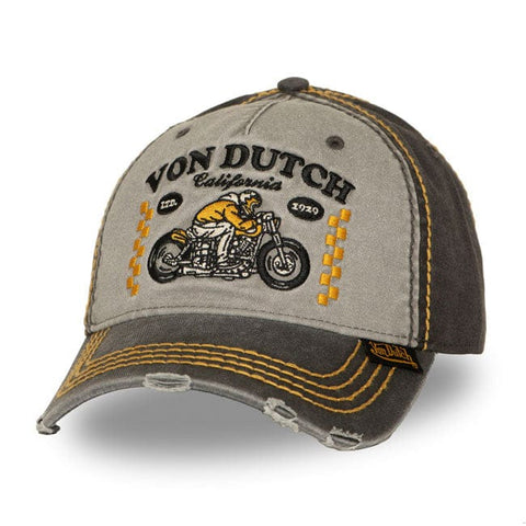 Von Dutch Retro Cafe Racer cap black VON DUTCH MOTOVEIKALS 21