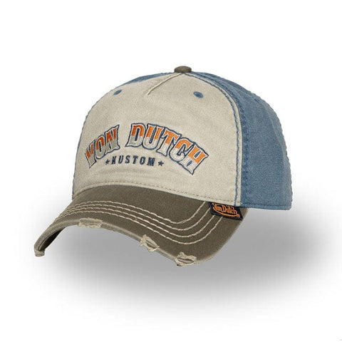 Von Dutch Retro Skull cap blue/green VON DUTCH MOTOVEIKALS 21