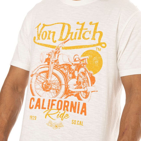 Von Dutch Siera t-shirt ecru VON DUTCH MOTOVEIKALS 21