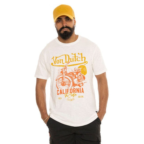 Von Dutch Siera t-shirt ecru VON DUTCH MOTOVEIKALS 21