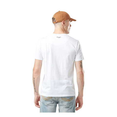 Von Dutch Slub t-shirt white/red VON DUTCH MOTOVEIKALS 21